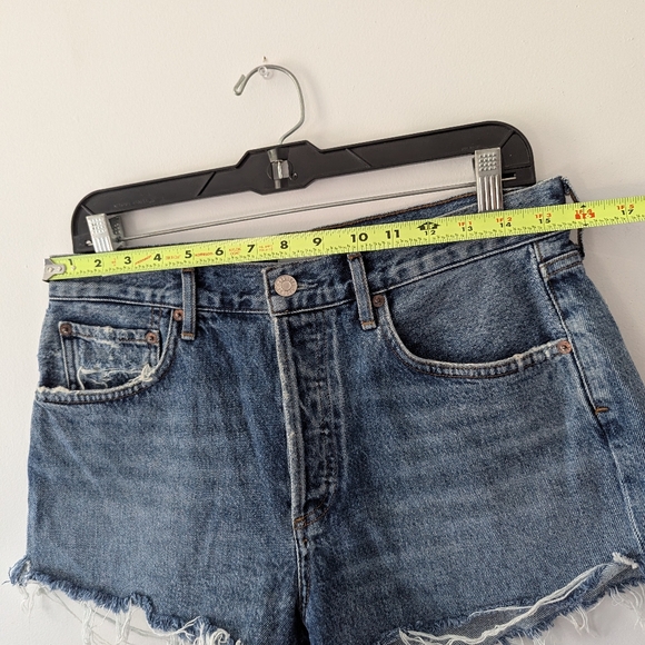 Agolde Parker Vintage Cut Off Short Agolde Denim Shorts Size 28 - Picture 8 of 13